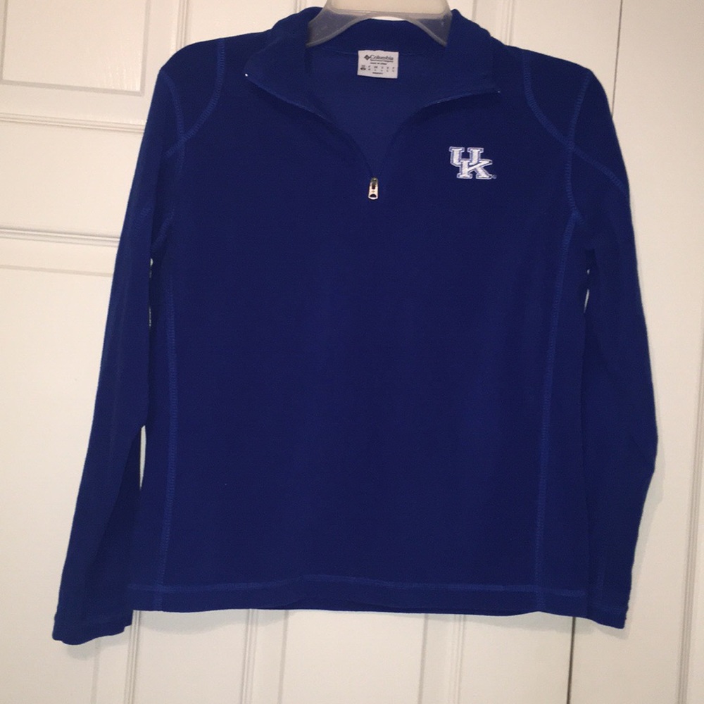 Columbia UK Wildcats Pullover Fleece Size Medium